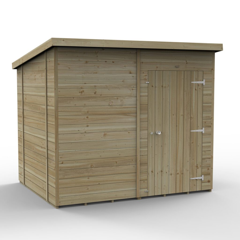 Timberdale 8×6 Pent Shed No Window with Installation 5013053196038 2